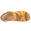 POLLONUS 0773 SANDAŁY DAMSKIE KOMFORT SKÓRZANE KOTURN PU żółte