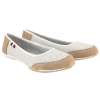 FILIPPO DP142 PÓŁBUTY DAMSKIE BALERINY SPORTOWE WSUWKI AŻUROWE SKÓRA białe