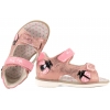 WOJTYŁKO 1S23733 SANDAŁKI DZIEWCZĘCE SANDAŁY EKO RZEPY  różowe