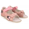 WOJTYŁKO 1S23733 SANDAŁKI DZIEWCZĘCE SANDAŁY EKO RZEPY  różowe