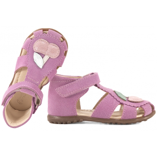 EMEL ES 1214E-9 SANDAŁKI PROFILAKTYCZNE DZIEWCZĘCE SANDAŁY ROCZKI wiśnia