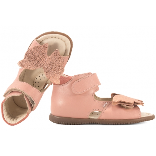 EMEL ES 2428E-7 SANDAŁKI PROFILAKTYCZNE DZIEWCZĘCE ROCZKI łososiowy