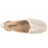 SANDWAY F20105-2 AŻUROWE SANDAŁY DAMSKIE NA OBCASIE EKO beżowe