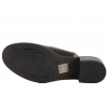SANDWAY F20105-7 AŻUROWE SANDAŁY DAMSKIE NA OBCASIE EKO czarne