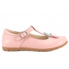 EMEL E2057B-3 BALERINKI DZIEWCZĘCE PÓŁBUTY SKÓRZANE różowe