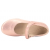 EMEL E2703D-4 BALERINKI DZIEWCZĘCE PÓŁBUTY SKÓRZANE połyskujący róż