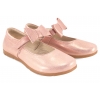 EMEL E2703D-4 BALERINKI DZIEWCZĘCE PÓŁBUTY SKÓRZANE połyskujący róż