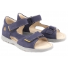 EMEL E2767A-11 SKÓRZANE SANDAŁKI CHŁOPIĘCE SANDAŁY granatowe
