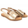 FILIPPO DS3666 SANDAŁY DAMSKIE PŁASKIE złote