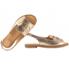 FILIPPO DS6918 SANDAŁY DAMSKIE PŁASKIE złote