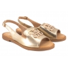 FILIPPO DS6918 SANDAŁY DAMSKIE PŁASKIE złote