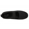 FILIPPO DTN7085 PÓŁBUTY TEKSTYLNE TENISÓWKI DAMSKIE NA KOTURNIE WSUWKI czarne