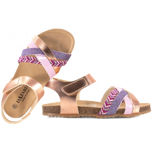 LA AZARIA 3154C20 SANDAŁKI DZIEWCZĘCE PROFILOWANE SANDAŁY FUSBETY