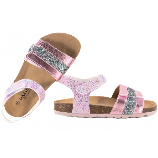 LA AZARIA 3502C07 SANDAŁKI DZIEWCZĘCE PROFILOWANE SANDAŁY FUSBETY