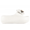 FILIPPO DK7111 KLAPKI DAMSKIE NA PLATFORMIE BASENOWE DOMOWE Z PIANKI białe