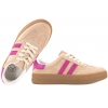 FILIPPO DP6764 PÓŁBUTY DAMSKIE SPORTOWE SNEAKERSY SKÓRZANE beżowe