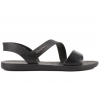 IPANEMA 82429 VIBE PŁASKIE SANDAŁY DAMSKIE PLAŻOWE czarne z brokatem