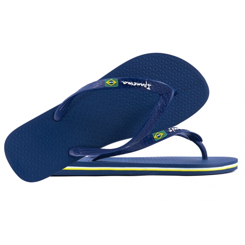 IPANEMA 80415 CLAS BRASIL II  JAPONKI MĘSKIE KLAPKI NA BASEN PLAŻĘ PRYSZNIC granatowe