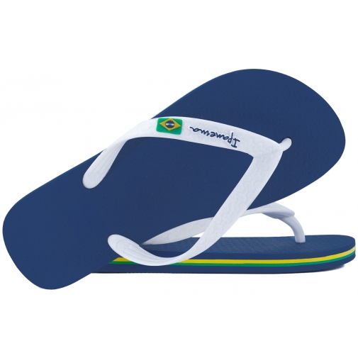 IPANEMA 80415 CLAS BRASIL II  JAPONKI MĘSKIE KLAPKI NA BASEN PLAŻĘ PRYSZNIC białe