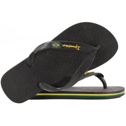 IPANEMA 80415 CLAS BRASIL II  JAPONKI MĘSKIE KLAPKI NA BASEN PLAŻĘ PRYSZNIC czarne