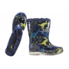 WOJTYŁKO 3G6015G KALOSZE DZIECIĘCE CHŁOPIĘCE GUMOWCE Z WKŁADKĄ