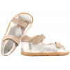 MAZUREK 1363 BAREFOOT SANDAŁY DZIEWCZĘCE SKÓRZANE