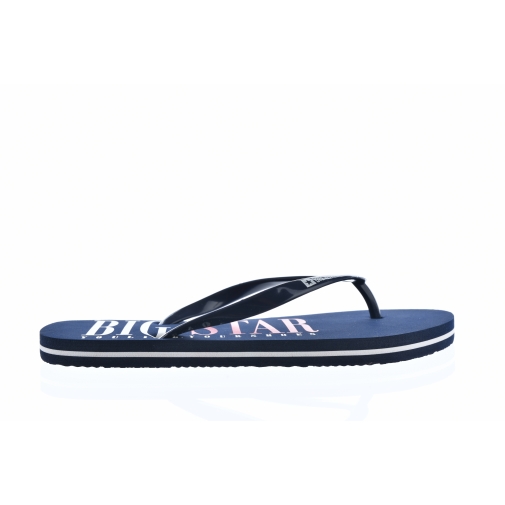 BIG STAR LL274809 JAPONKI DAMSKIE MŁODZIEŻOWE KLAPKI BASEN PLAŻA PRYSZNIC granat