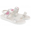 WOJTYŁKO 5S22308 SANDAŁKI DZIEWCZĘCE SANDAŁY EKO RZEPY srebrne