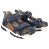 BEFADO 170X083 SANDAŁKI CHŁOPIĘCE SANDAŁY Z NOSKIEM EKO RZEPY granatowe