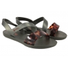 IPANEMA 82429 VIBE SANDAL PŁASKIE SANDAŁY DAMSKIE PLAŻOWE khaki bursztynowe