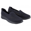 LADIE'S STYLE WY23715 WSUWKI TEKSTYLNE TENISÓWKI AŻUROWE DAMSKIE granat
