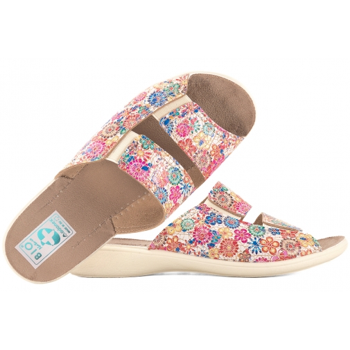 ADANEX 29494 TEKSTYLNE KLAPKI DAMSKIE DOMOWE KAPCIE PAPCIE BIO PU