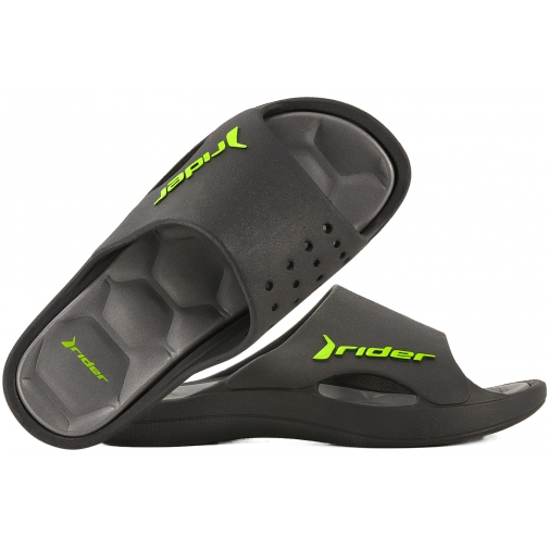 RIDER 83632 RIDER BAY XIV KLAPKI BASENOWE LETNIE DOMOWE MĘSKIE czarne