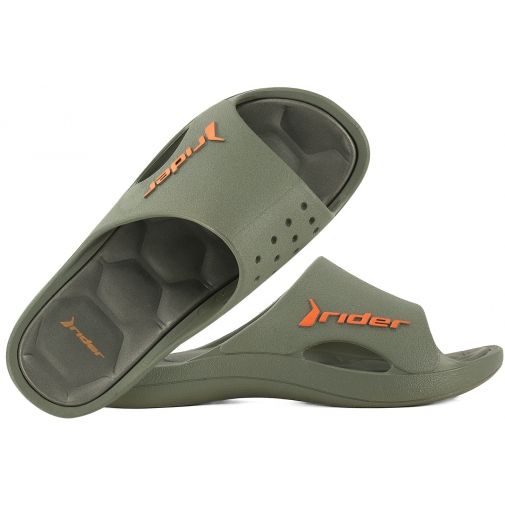 RIDER 83632 RIDER BAY XIV KLAPKI BASENOWE LETNIE DOMOWE MĘSKIE khaki