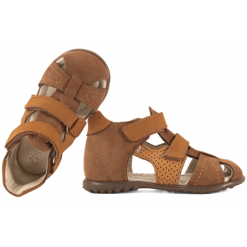 EMEL ES2437-45 SANDAŁKI PROFILAKTYCZNE CHŁOPIĘCE ROCZKI camel