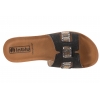 INBLU ZO-08 KLAPKI DAMSKIE PŁASKIE COMFORT SOFT PU czarne