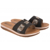 INBLU ZO-08 KLAPKI DAMSKIE PŁASKIE COMFORT SOFT PU czarne