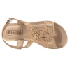 INBLU BV-43 SANDAŁY DAMSKIE COMFORT SOFT EKO PU piaskowy/złoty