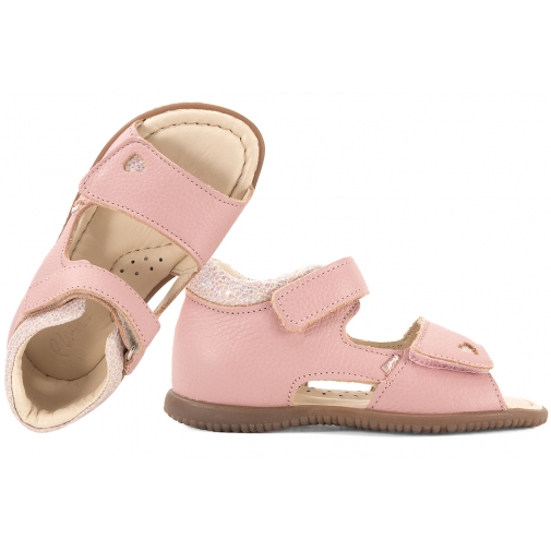 EMEL ES 1520A-9 SANDAŁKI PROFILAKTYCZNE DZIEWCZĘCE ROCZKI różowe