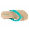 INBLU SF-04 JAPONKI DAMSKIE KLAPKI LETNIE PLAŻOWE TEKSTYLNE turkusowe