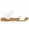 INBLU VO-2U SKÓRZANE SANDAŁY DAMSKIE KOMFORT SOFT PU białe