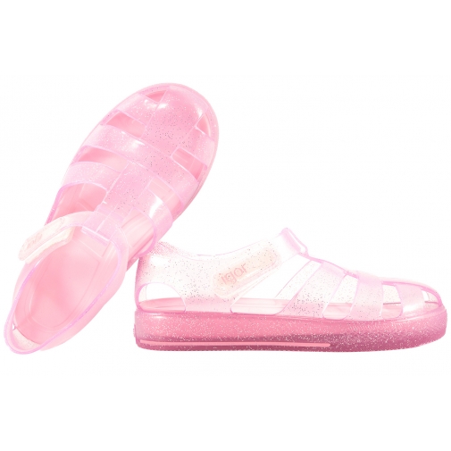 EMEL IGOR STAR GLITTER S10265-049 SANDAŁY WODOODPORNE DZIEWCZĘCE pink