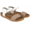 INBLU VO-4CU SKÓRZANE SANDAŁY DAMSKIE KOMFORT SOFT PU beż