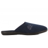 ADANEX 29257 TEKSTYLNE DOMOWE MĘSKIE KAPCIE PAPCIE KLAPKI BIO PU granatowe