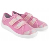 BEFADO 772X006 TRAMPKI DZIEWCZĘCE TENISÓWKI SZKOLNE TEKSTYLNE KAPCIE