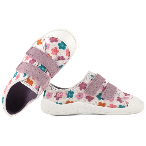BEFADO 772X017 TRAMPKI DZIEWCZĘCE TENISÓWKI SZKOLNE TEKSTYLNE KAPCIE