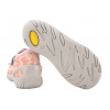 BEFADO 063P014 SANDAŁKI DZIEWCZĘCE DOMOWE TEKSTYLNE KAPCIE PAPCIE WKŁ. SKÓRA