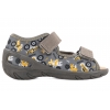 BEFADO 063P012 SANDAŁKI CHŁOPIĘCE DOMOWE TEKSTYLNE KAPCIE PAPCIE WKŁ.SKÓRA