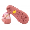 BEFADO 342P069 SANDAŁKI TEKSTYLNE DZIEWCZĘCE DOMOWE KAPCIE PAPCIE WKŁ.SKÓRA