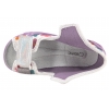 BEFADO 342P068 SANDAŁKI TEKSTYLNE DZIEWCZĘCE DOMOWE KAPCIE PAPCIE WKŁ.SKÓRA